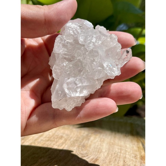 High Grade Brazilian Clear Quartz Cluster - Picture 6 of 11